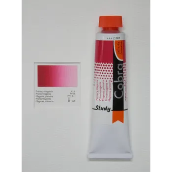 Olejová barva Royal Talens Olejová barva COBRA H2Oil 40 ml - Primary magenta 369