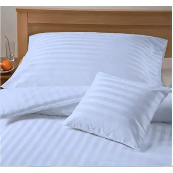 Povlečení Damaškové hotelové povlečení 25 mm proužek modrá SKY 140x200 + 70x90