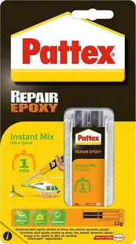Průmyslové lepidlo Pattex Repair Epoxy Ultra Quick 1 min 11 ml