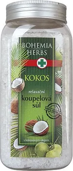 Koupelová sůl Bohemia Gifts & Cosmetics Herbs s kokosovým olejem 900 g