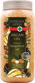 Koupelová sůl Bohemia Gifts & Cosmetics Herbs s arganovým olejem 900 g