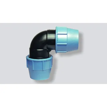kanalizace Unidelta 90° koleno 50 mm pro spojování PE trubek až do PN16 (UNI1006050000)
