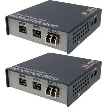 Média konvertor Unibrain FireWire 800 Glass Optical Fiber Repeater 800 optický extender FireWire