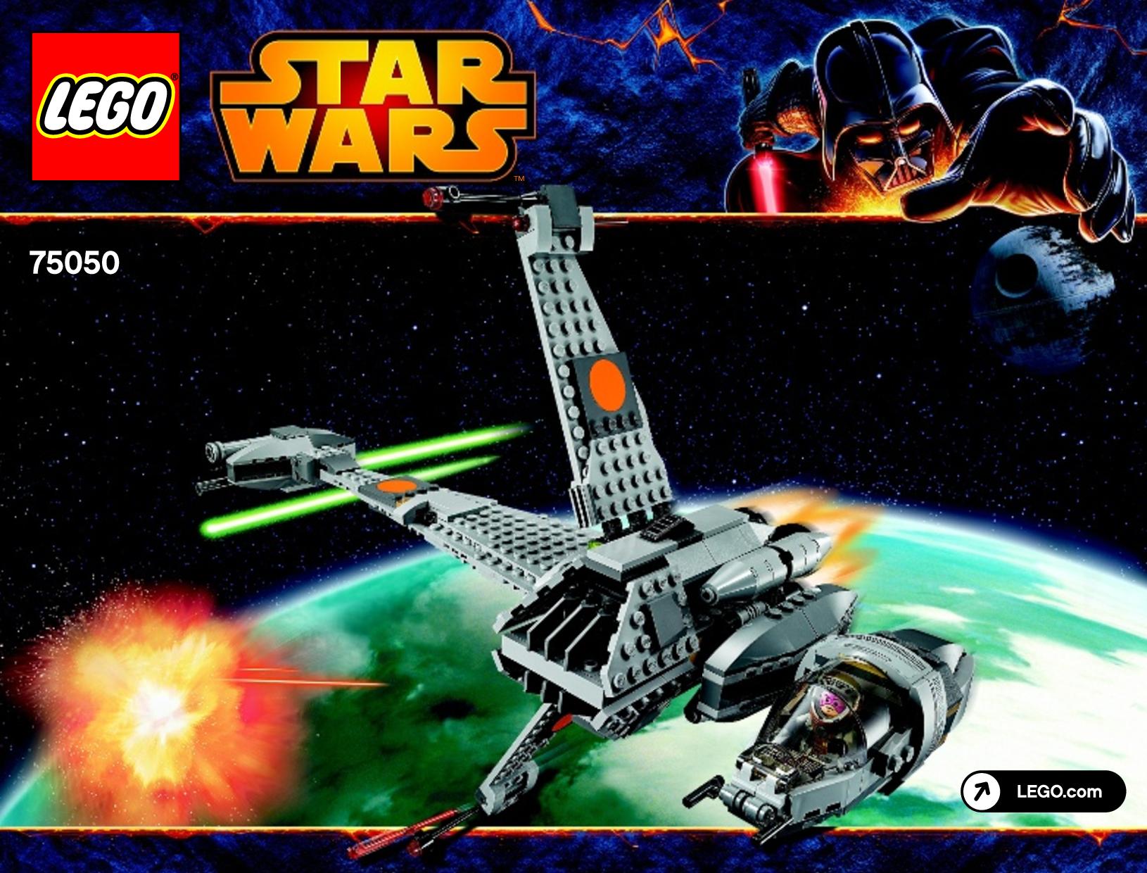 Návod Na Stavbu LEGO Star Wars 75050 B-Wing - Zbozi.cz