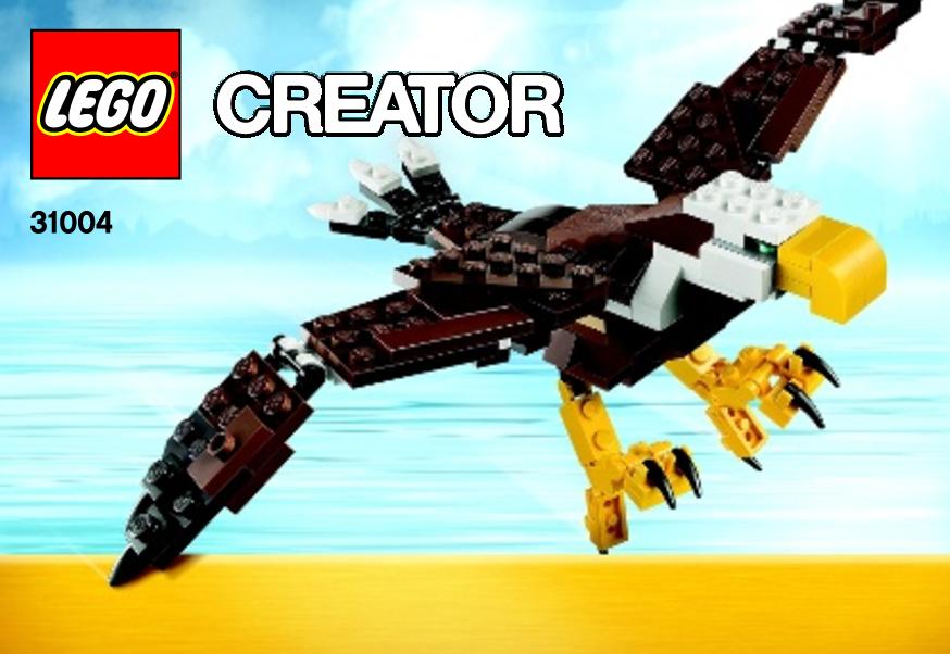 Návod na stavbu 1 LEGO Creator 3v1 31004 Divoký dravec Zbozi cz