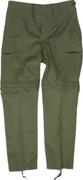 Pánské kalhoty Mil-Tec BDU Zip-Off zelené XL