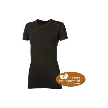 Dámská móda Progress CC TKRZ antracit S; Černá funkční triko