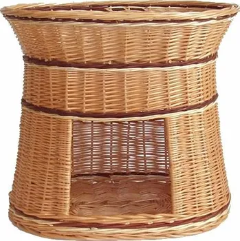 Bouda pro psa Proutěná bouda s pelíškem