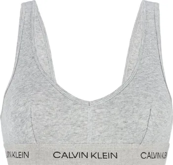 Podprsenka Calvin Klein Unlined Bralette QF5251E-020 šedá