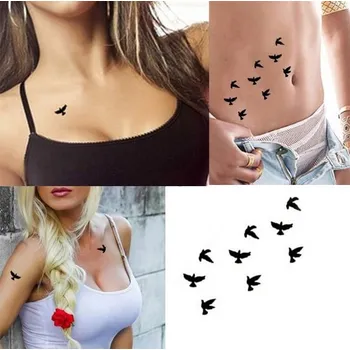 Tetování Dočasné tetování poletující ptáci