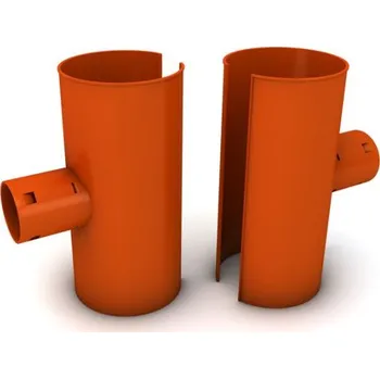 Kanalizační potrubí Drenážní sedlová odbočka 90° T-kus DN 160/160