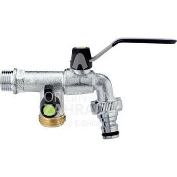 Vodovodní kohout 2 cestný kohout AQ2 1/2"x3/4"