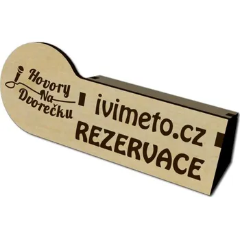 Dárková visačka Pelisport Rezervace stojánek 2