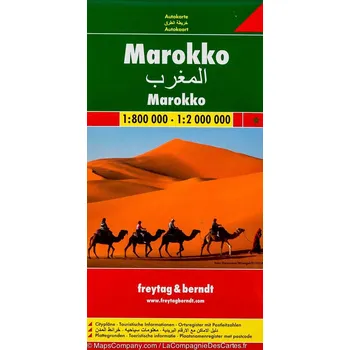 Autokarte: Marokko 1:800 000/1:2 000 000 - Freytag & Berndt [CS] (2016)