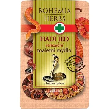 Mýdlo Bohemia Herbs tuhé mýdlo s hadím jedem 100 g