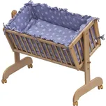 SCARLETT Souprava do kolébky - Hvězdička - šedá