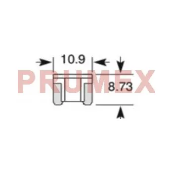 Autopojistky Pojistka nožová mikro 3A