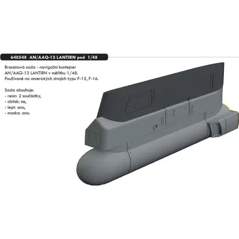 Plastikový model Eduard 1/48 AN/AAQ-13 LANTIRN pod