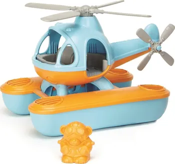Hračka na písek Green Toys Vrtulník hydroplán modrý