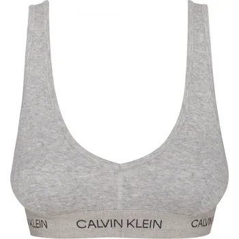 Podprsenka Calvin Klein Unlined Bralette QF5251E-020 šedá
