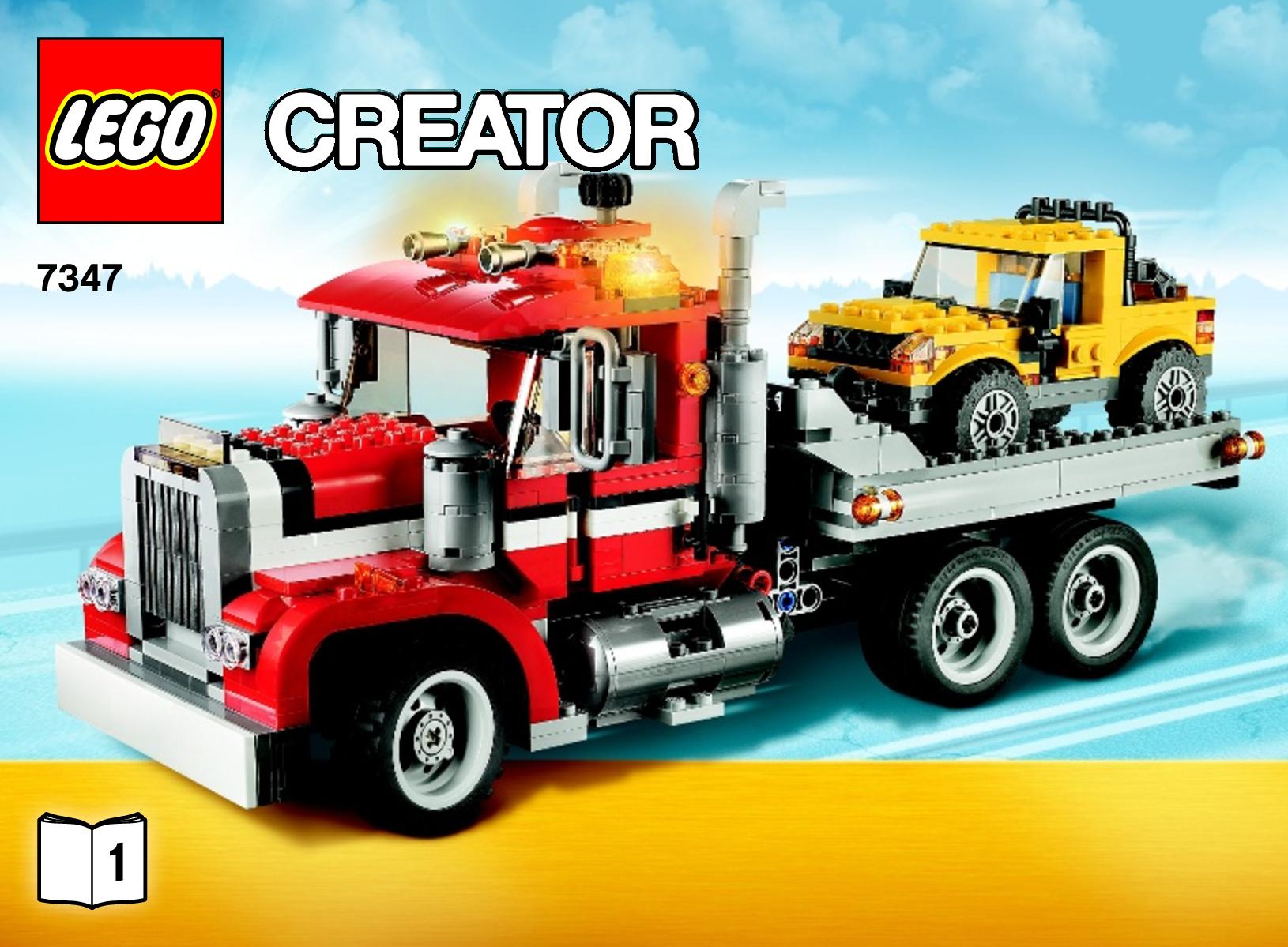 7347. Лего creator 7347. Конструктор LEGO creator 7347 пикап. LEGO creator 7347 instruction. LEGO 7347.