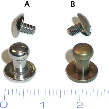 Nýt Sedlářský knoflík, nýt šroubovací, panenka, nýty
