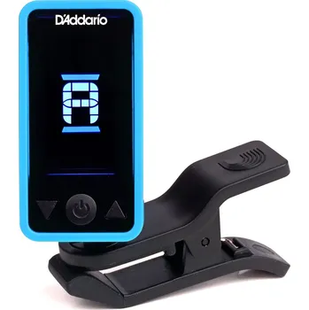 Příslušenství k hudebnímu nástroji D'Addario Eclipse Tuner Blue + prodloužená záruka 3 roky