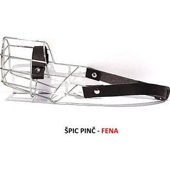 Náhubek pro psa Mr. Rozchov Náhubek kovový - Špic, Pinč - fena