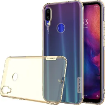 Pouzdro na mobilní telefon Nillkin Nature pro Xiaomi Redmi Note 7/Note 7 Pro hnědé