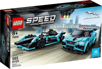 Stavebnice LEGO LEGO Speed Champions 76898 Formula E Panasonic Jaguar Racing GEN2 Car & Jaguar I-Pace eTrophy