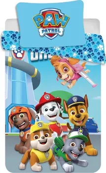 Ložní povlečení Jerry Fabrics Paw Patrol 201 Baby 100 x 135, 40 x 60 cm zipový uzávěr