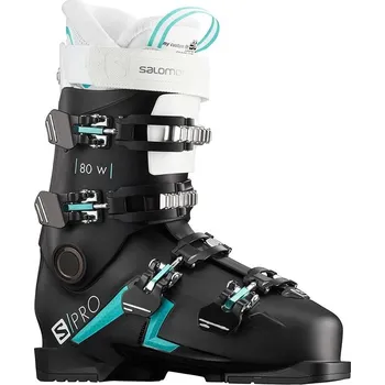 Sjezdové boty Salomon S/Pro 80 W Black/Scuba Blue 2019/20