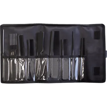 Kosmetická sada Eurostil Set 9 Combs professional 03928 - sada hřebenů