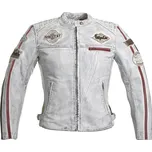 W-TEC Dámská kožená moto bunda Sheawen Lady White bílá - 3XL
