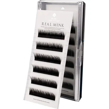 Umělé řasy BL LASHES BL Real Mink J Zakřivení: J, Délka řas: 13 mm