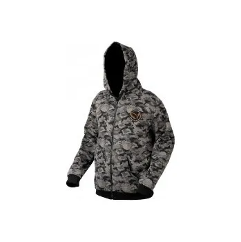 Rybářské oblečení SAVAGE GEAR Mikina Black Savage Zip Hoodie