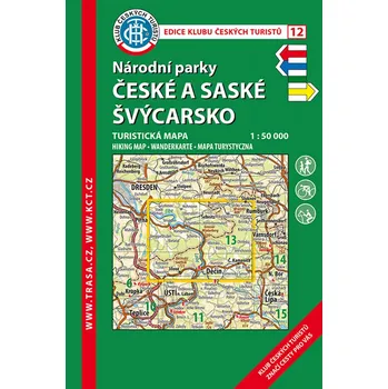 Turistická mapa Národní parky: České a Saské Švýcarsko 1:50 000 - KČT (2019)