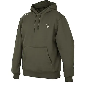 Rybářské oblečení Fox International Hoodie Collection Green/Silver