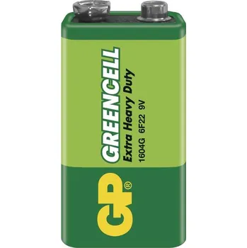 Článková baterie GP Batteries Greencell 9V 1ks 1012501000