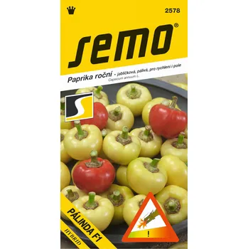 Semeno SEMO Paprika Pálinda F1 zelená pálivá 15 ks