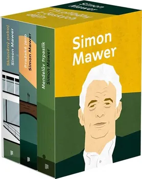 Simon Mawer box: Pražské jaro, Skleněný pokoj, Mendelův trpaslík - Simon Mawer (2019, pevná s přebalem lesklá, box 1-3)