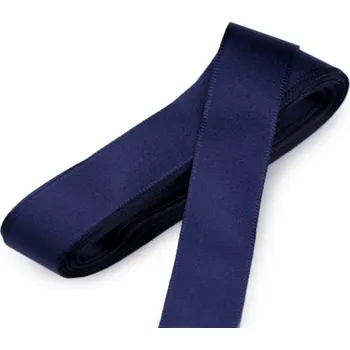 Stuha Stuha taftová tmavě modrá, šíře 15mm, 10m