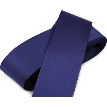 Stuha Stuha taftová temně modrá, šíře 40mm, 10m