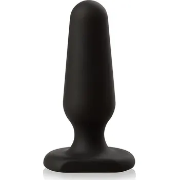 Anální kolík HEDVÁBNĚ HLADKÝ SILIKONOVÝ KOLÍK 7cm - BLACK MONT CCL 46012