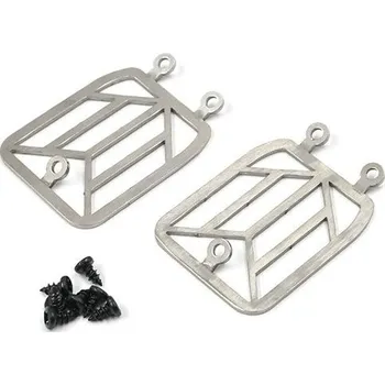 RC náhradní díl YeahRacing Ocelové kryty předních světel pro Traxxas TRX-4 a TRX-6 Mercedes Benz