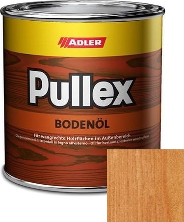 Adler PULLEX BODENÖL (Olej na venkovní vodorovné dřevěné plochy) modřín - lärche Velikost balení: 0,75 l + dárek k objednávce nad 1000Kč