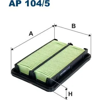 Filtr do auta Vzduchový filtr Filtron AP 104/5
