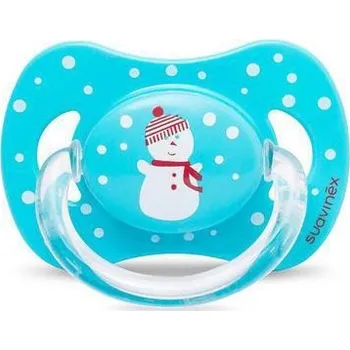 dudlíky Suavinex Silikonové šidítko fyziologické Zima 0-4 m Sněhulák