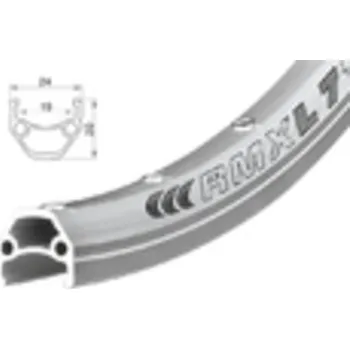 Plášť na kolo Remerx ráfek Dragon L-719 559x19 Natural 36d (stříbrná)