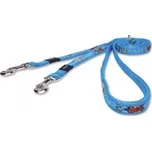 Vodítko ROGZ Fancy Dress Comic Turquose přepínací S